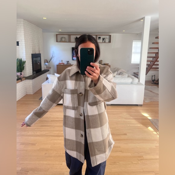 Plaid oversized H&M jacket - Picture 4 of 5